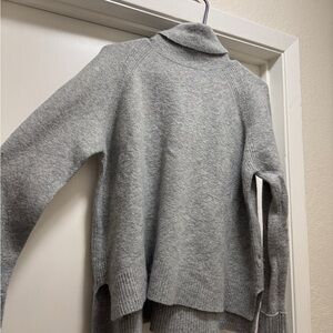 J. Crew Gray Turtleneck Sweater